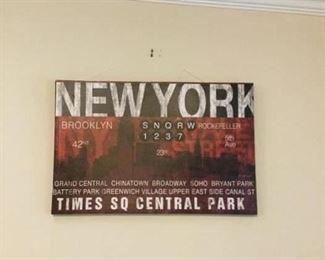 Canvas NYC print $35