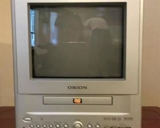 Orion B&W tv w/DVD player, 9", $15
