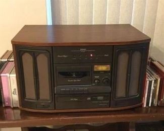 TEAC GF300 AM/FM radio, CD & Cassette player. Works great! $140
