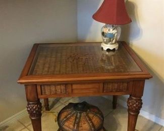 Pineapple end table 28" x 21" x 24" $50