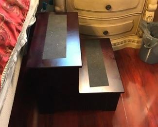 Custom made step up for alongside bed for you or your pet. There are storage compartments inside. $75