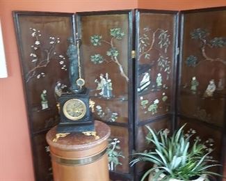 Antique Bronze French Mystery Clock