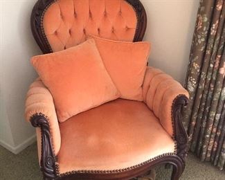 Mahogany Victorian chair