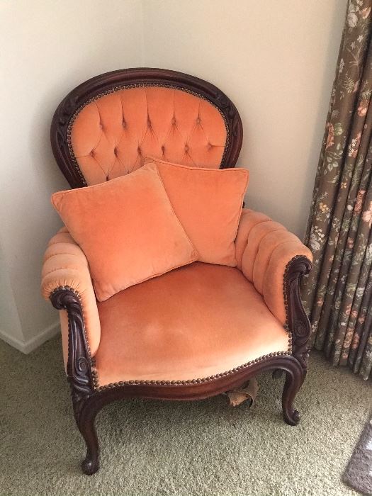 Mahogany Victorian chair