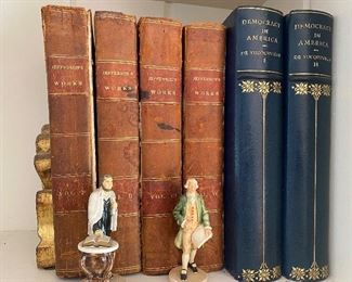 Rare Leather bound Jefferson’s Works - Circa1830. 