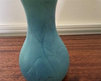 Van Briggle vase - as is small crack.