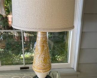 Mid century ceramic lamp