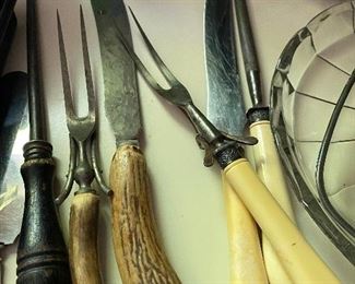 Antique carving sets