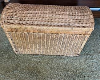 Vintage woven trunk