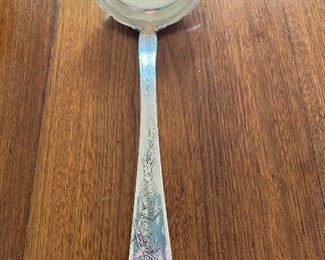 Rare Tiffany sterling nautical ladle 