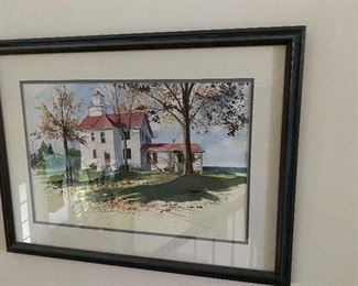 Watercolor by Ann Bluft