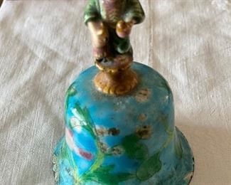 Vintage enamel painted bell