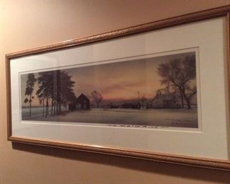 SIGNED WALL ART FRAMED