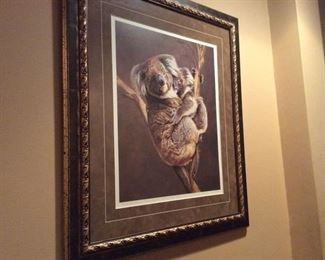 SIGNED WALL ART FRAMED