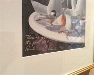 SIGNED WALL ART FRAMED