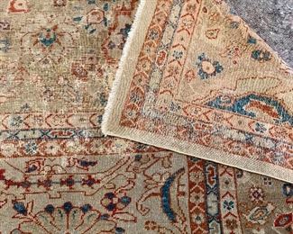 Detail: Antique Sultanabad rug