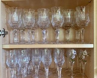$30 per stem.  Old Galway Star Cut  white wine and red wine goblets.  