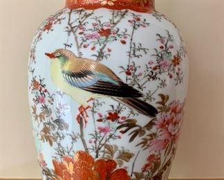 $90 Vase with hole drilled in bottom to make into a lamp 13.25"H