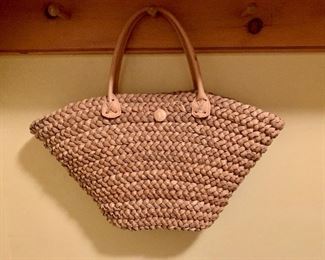 $35 tote with leather handles