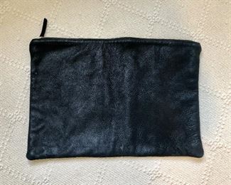 $50 Clare Vivier (Clare V.) Fold over leather clutch