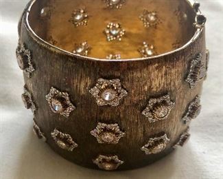 $48 Hinged cuff fashion bracelet