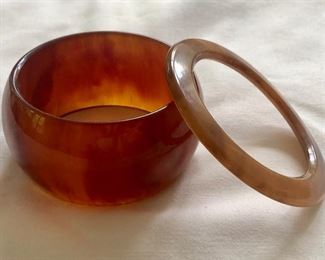 $20 Amber colored bracelets