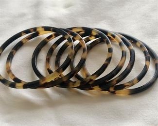 $15 Seven tortoise shell bracelets