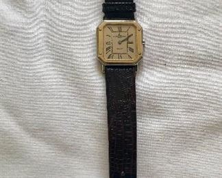 $125 Baum Mercer watch with leather strap