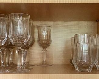 $30/stem Old Galway star cut bases.  Red wine- 9 available.   Highballs - 6 available