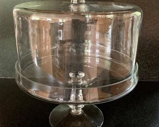 $30 Lidded glass cake stand