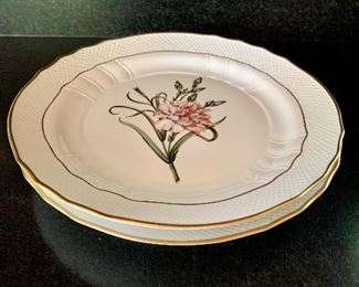 $300 each. Anna Weatherley Old Masters Dinner Plates.  Two Carnation plates available.