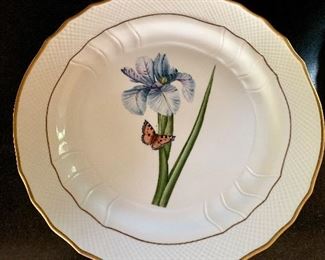 $300.  Anna Weatherley Orchid B dinner plate.  One available.