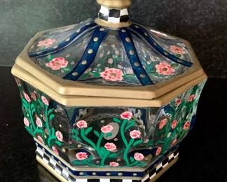 $30 Kingston designs hand painted covered bowl.