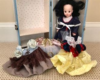 Madame Alexander Doll with trunk and clothing