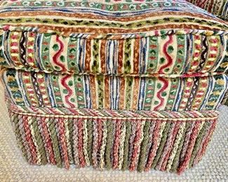 Detail:  Clarence House Ottoman