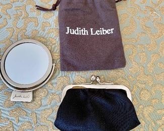 $50 Judith Leiber coin purse and mirror