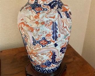Detail:  Imari lamp