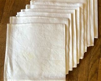 $20 set of 10 linen table napkins