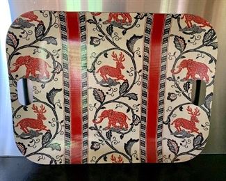 $28 Whimsical elephant tray with handles.