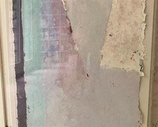 $350 Original Work on Paper by Jan Cook  42.5"H x 26.25"