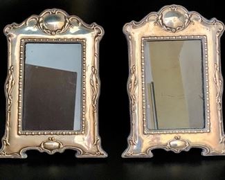 $50 Pair Sterling Silver rectangular picture frames