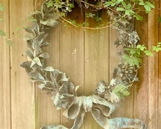 $895 vintage metal wreath