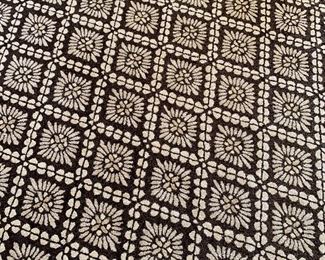 Detail: JSL Carpet Corp custom hand tufted 100% wool area rug.