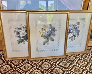 Detail:  Three botanical series