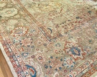 Detail: Antique Sultanabad rug