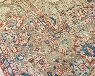 Detail: Antique Sultanabad rug