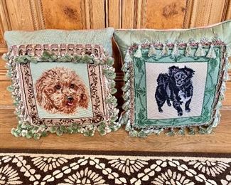 $95 each (front) LEFT PILLOW SOLD!