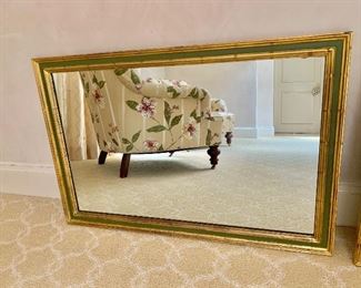 Green trim mirror
