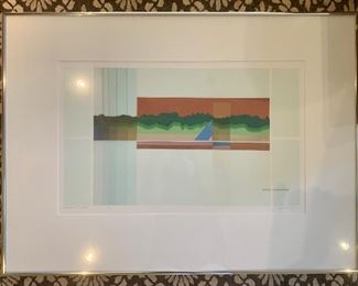 $135 Betty Kubalak  American Contemporary Color Litho