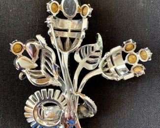 Reverse:  Schiaparelli brooch
